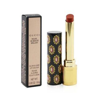 NEW Gucci Glow & Care Shine Lipstick 508 Diana Amber  - red amber/100%AUTHENTIC